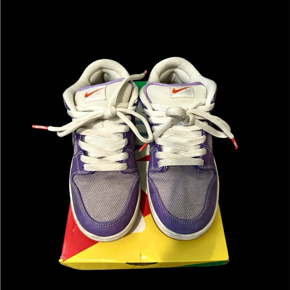 Lilac Nike dunks unbleached pack